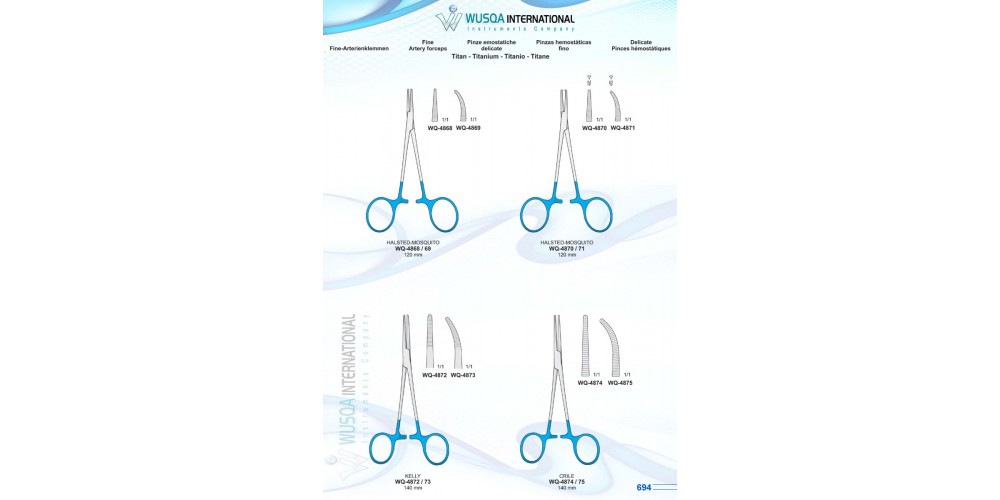 Titanium Fine Artery Forceps